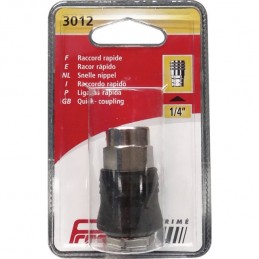 : RACCORD RAPIDE FEMELLE FILETE FEMELLE 1/4'' BLISTER PRODIF