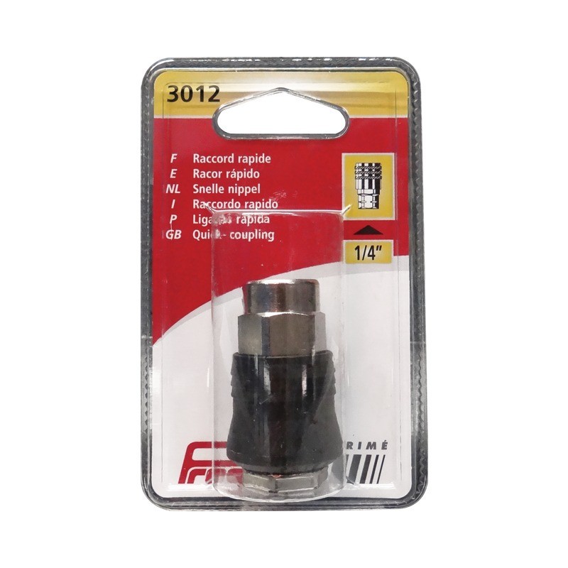 : RACCORD RAPIDE FEMELLE FILETE FEMELLE 1/4'' BLISTER PRODIF