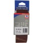 BANDE ABRASIVES SANS FIN CORINDON 60X400 GR40  BLISTER DE 3