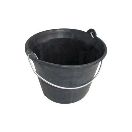Seau maçon 13 litres caoutchouc synthetique
