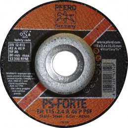 : DISQUE À TRONÇONNER MÉTAL 115 X 2,4 X 22,2 MM PS FORTE