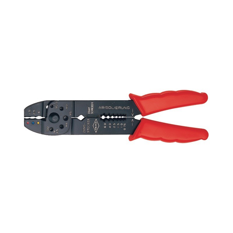 : PINCE A SERTIR CAPACITE 0,75/6MM2 LG 215 MM KNIPEX