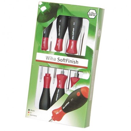 Tournevis fente et cruciforme manche confort (boite de 6)