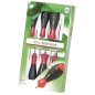 Tournevis fente et cruciforme manche confort (boite de 6)
