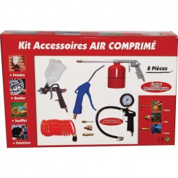 : ACCESSOIRE PNEUMATIQUE HOMOLOGUE KIT DE  8 PIECES PRODIF