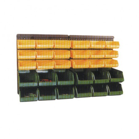 PANNEAU MURAL PLASTIQUE  +  30 BACS A BEC