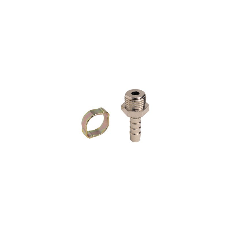 : ADAPTATEUR TUYAU 6X13 FILETE MALE 1/4'' BLISTER DE 2 PRODIF