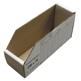 STELEC  : Boite de rangement carton 230x75mm