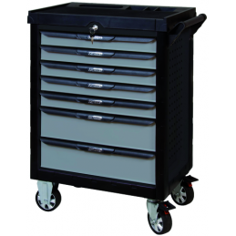 KSTOOLS  : SERVANTE PEARLINE NOIR/GRISE 7 TIROIRS 187PCS