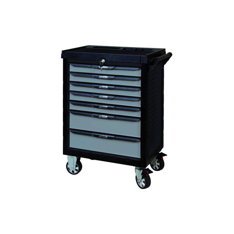 KSTOOLS : SERVANTE PEARLINE NOIR/GRISE 7 TIROIRS 187PCS KSTOOLS : SERVANTE PEARLINE NOIR/GRISE 7 TIROIRS 187PCS