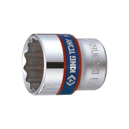 KING TONY  : Douille Métrique 3/8" (9,53mm) Standard 12 pans 3330M
