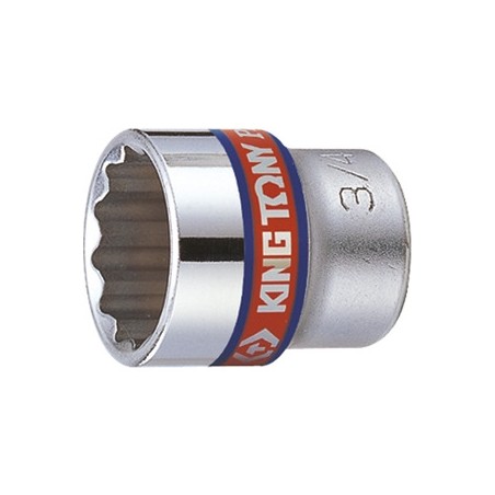KING TONY  : Douille Pouce 3/8" (9,53mm) standard 12 pans 3300S