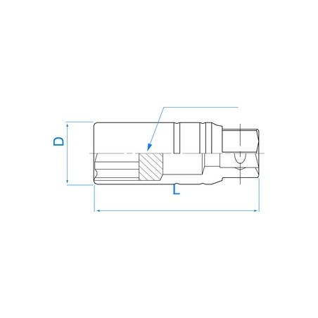 Douille pour bougies 12 Pans  20,8mm (13/16") 3630