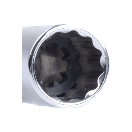 Douilles pour bougies 14 mm longueur 90 mm 12 Pans