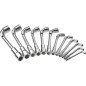 CLES A PIPE DEBOUCHEES 6 PANS EN BOITE JEU DE 12 FACOM