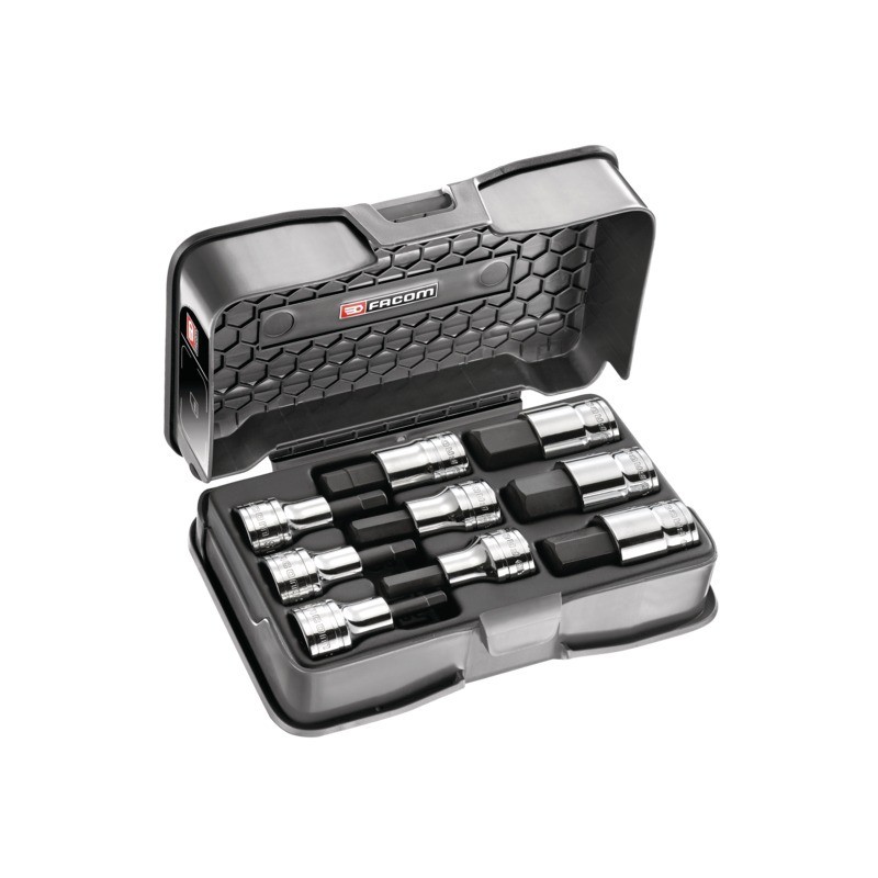 : DOUILLES TOURNEVIS 6 PANS MALE COFFRET DE 9 PIECES