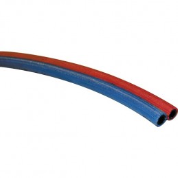 : TUYAU JUMELE BLEU/ROUGE 10 MM ROULEAU DE 5 M