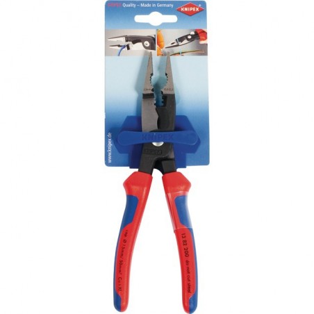 : PINCE ELECTRICIEN MULTIFONCTION POUR INSTALATION ELECTRIQUE LG 200 MM KNIPEX