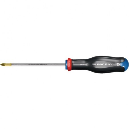 FACOM  : TOURNEVIS PROTWIST POZIDRIV ATD LAME RONDE PZ2 LG 100 MM FACOM