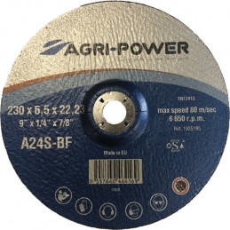 : DISQUE A EBARBER 230X6,5X22,2 MOYEU DEPORTE AGRI-POWER