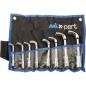 CLES A PIPE DEBOUCHEES 6 PANS JEU DE 8 CLES MIX-PERT