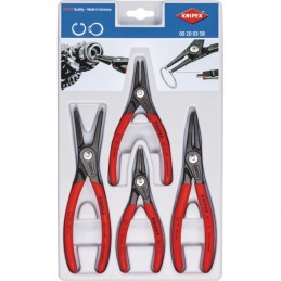: PINCE A CIRCLIPS DE PRECISION INTERIEUR EXTERIEUR JEU DE 4 KNIPEX