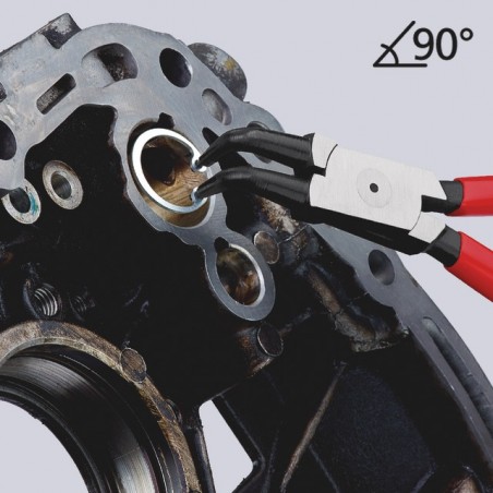 PINCE A CIRCLIPS INTERIEUR 19-60 MM COUDEE 90° KNIPEX