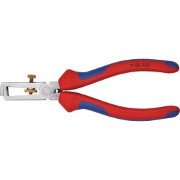 : PINCE A DENUDER TETE CHROMEE LG 160 MM KNIPEX