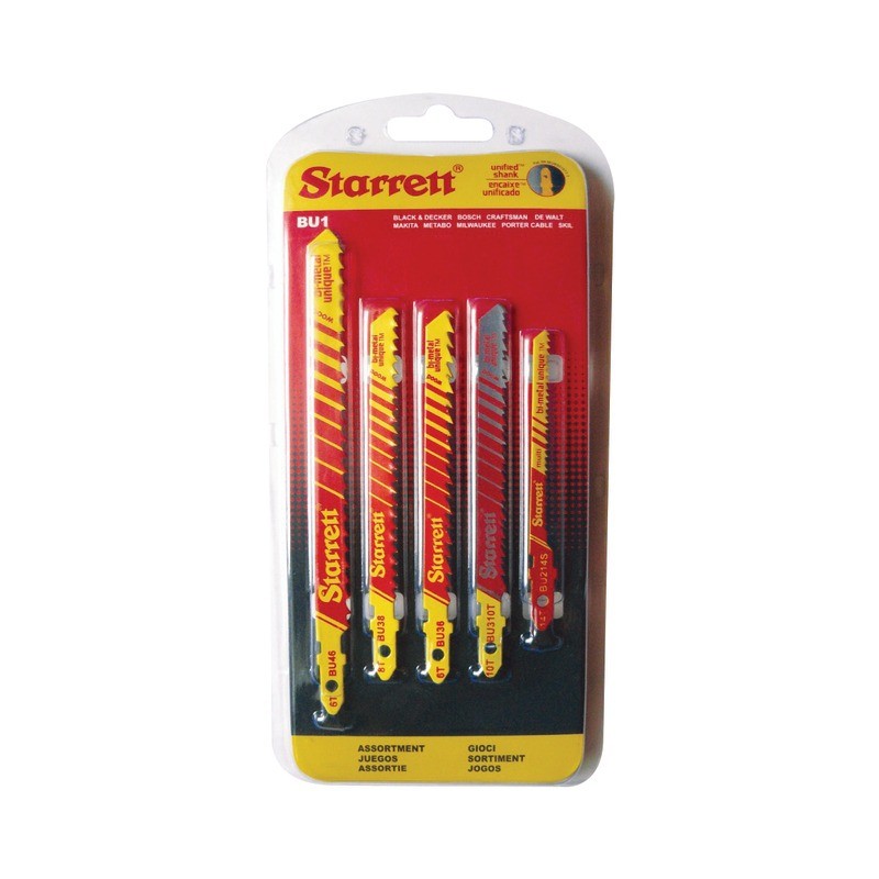 : LAME SCIE SAUTEUSE MIXTES BOIS BIMETAL BLISTER DE 5