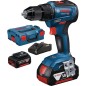 PERCEUSE VISSEUSE GSR 18V-55 - 2x3AH - BOSCH PERCEUSE VISSEUSE GSR 18V-55 - 2x3AH - BOSCH