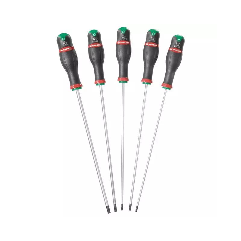 TOURNEVIS TORX LAME LONGUE JEU DE 5 FACOM