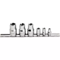 DOUILLES 1/2" TORX SUR RACK JEU DE 6 PIECES