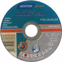 : DISQUE À TRONÇONNER MÉTAL/INOX 115 X 1 X 22,2 MM BLUE PRO