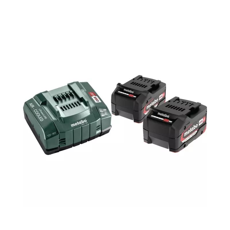 : BATTERIE LI-ION 5,2AH 18V PACK DE 2 AVEC CHARGEUR METABO