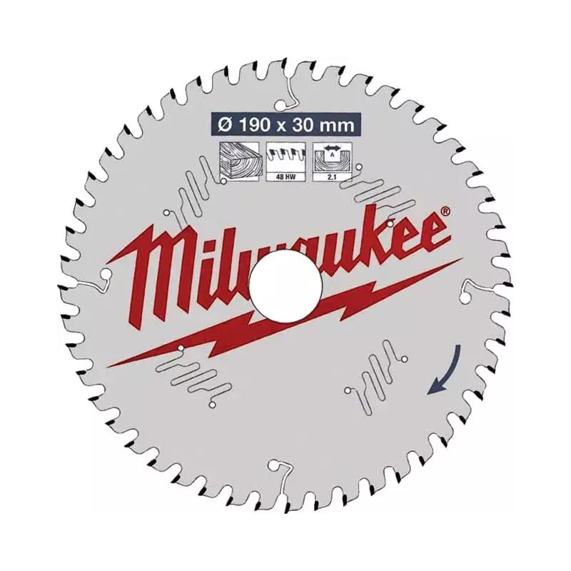 : LAME SCIE CIRCULAIRE 190X30X48 MM TOUS TYPE DE BOIS MIWAUKEE