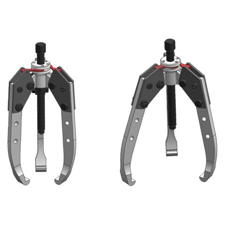 Extracteur 3 griffes articulées "autocentrées" 480mm - 79631317ALT