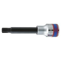 KING TONY  : Douille tournevis ribe  1/2" (12.70mm)  M16 Longueur 90mm - 404916