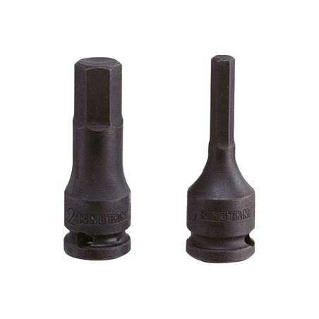 KING TONY  : Douilles tournevis chocs 6 Pans  3/8" (9.53mm)  6mm - 305506