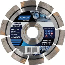 : DISQUE A TRONÇONNER DIAMANT TRAVAUX INTENSIFS 125X22,2MM