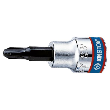 KING TONY  : Douille tournevis phillips  3/8" (9.53mm)  N°4 - 302104