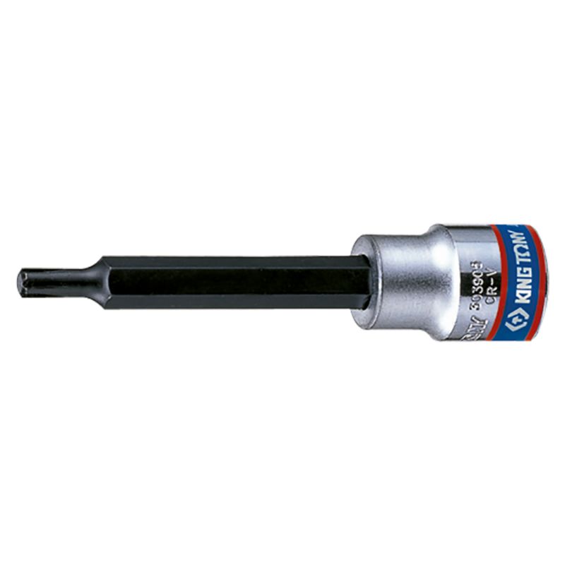 KING TONY  : Douille tournevis ribe  3/8" (9.53mm) Longueur 90mm  M5 - 303905