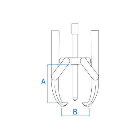 Extracteur 2 griffes articulées - 796213