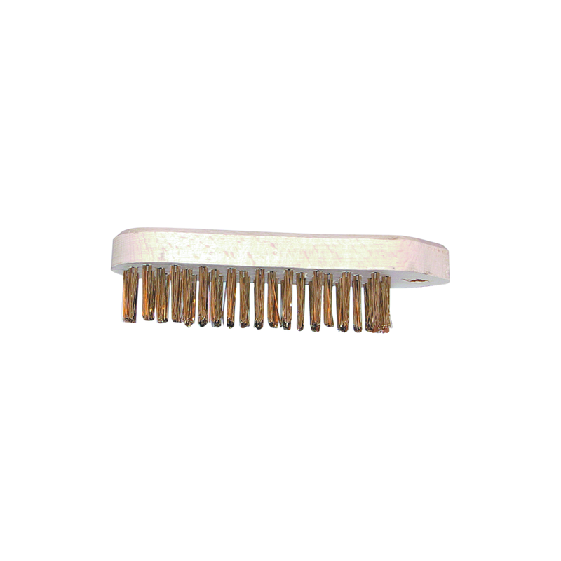 ABcommerces  : Brosse métallique à main violon 5 rangs métallique 186x56mm