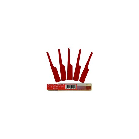 KING TONY  : Lame de scie HSS 32 dents (10 pièces) - QD932