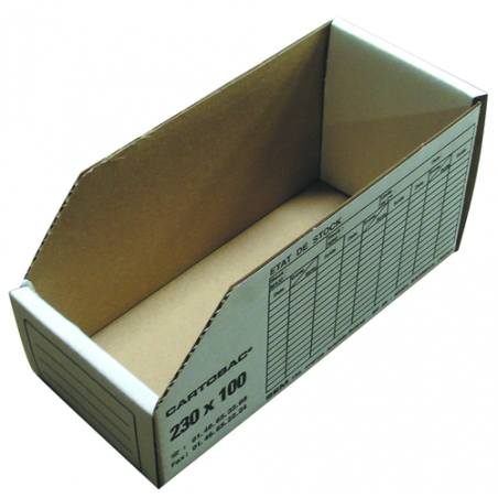 STELEC  : Boite de rangement carton 230x100mm