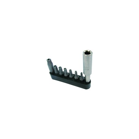 KING TONY  : Embouts tournevis resistorx plus  (Jeux de 8 pièces) - 1008CQ