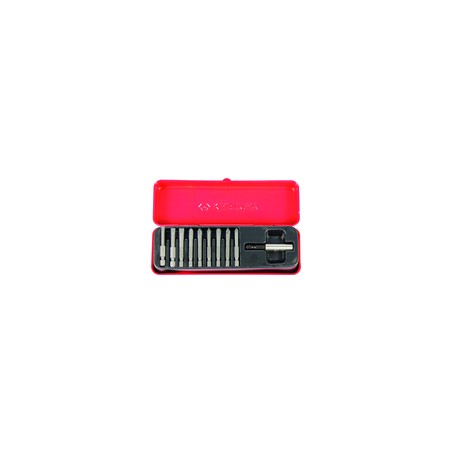 KING TONY  : Embouts tournevis à gorge 1/4" (Coffret de 10 pièces) - 1010MQ01