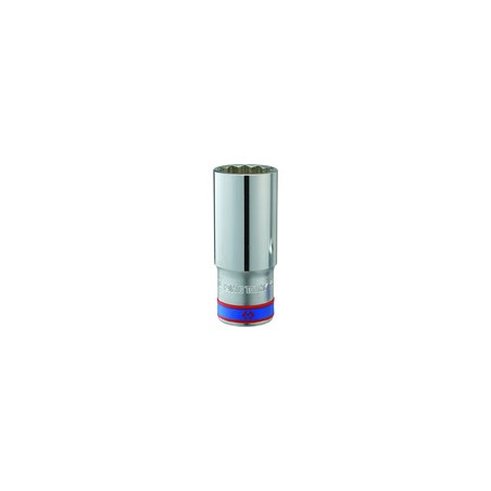 KING TONY  : Douille Métrique 1/2" (12.7mm) Longue 15 mm