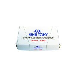 KING TONY  : Boîte de clés à pipe métriques - 16 pièces