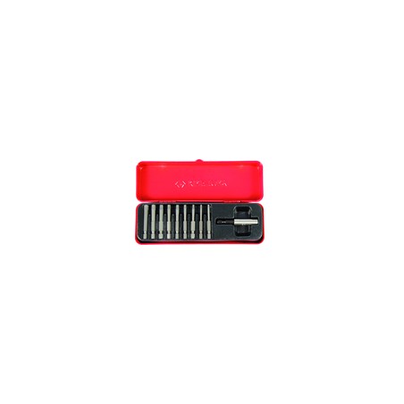 KING TONY  : Embouts tournevis à gorge 1/4" (Coffret de 10 pièces) - 1010PQ01